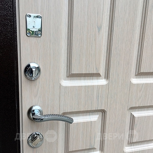 Входная металлическая Дверь Ратибор Комфорт Белёный дуб в Старой Купавне