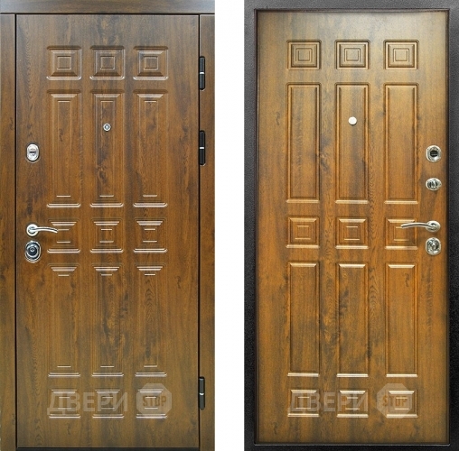 Входная металлическая Дверь Снедо Спарта 2К Винорит Темный дуб в Старой Купавне