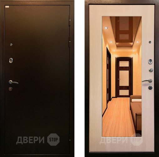 Входная металлическая Дверь Ратибор Милан 3К зеркало Экодуб в Старой Купавне