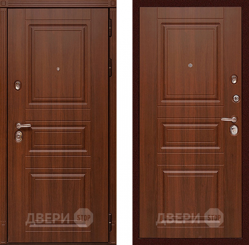 Входная металлическая Дверь Сударь МД-25 Орех бренди в Старой Купавне