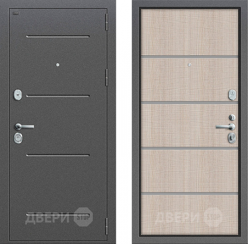 Входная металлическая Дверь Groff Т2-204 Cappuccino Crosscut в Старой Купавне