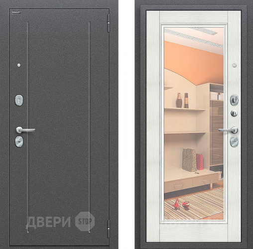 Входная металлическая Дверь Bravo Оптим Флэш Bianco Veralinga в Старой Купавне