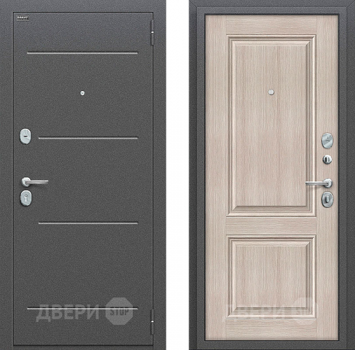 Входная металлическая Дверь Bravo Оптим Стиль Cappuccino Veralinga в Старой Купавне