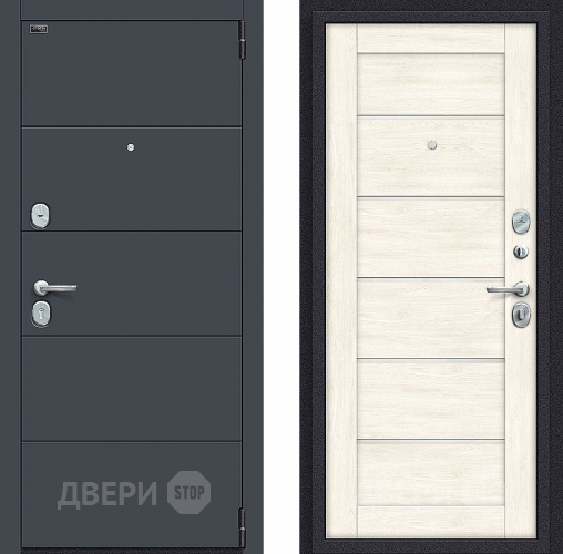 Входная металлическая Дверь Bravo Порта S-3 4/Л22 Nordic Oak в Старой Купавне