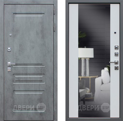 Входная металлическая Дверь АСД Лира с зеркалом  в Старой Купавне