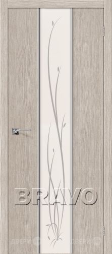 Межкомнатная дверь Глейс-2 Twig (3D Cappuccino) в Старой Купавне