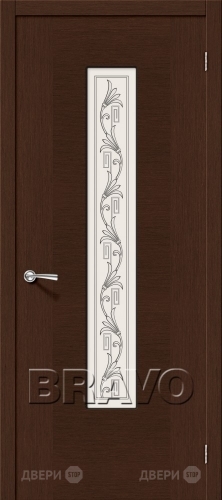 Межкомнатная дверь со стеклом Рондо (Венге) в Старой Купавне