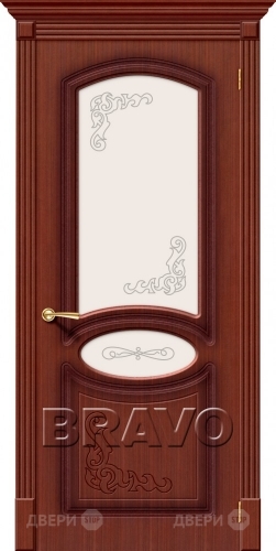 Межкомнатная дверь со стеклом Азалия (Макоре) в Старой Купавне