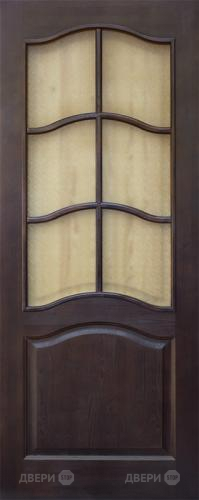 Межкомнатная дверь 7-ПО темный лак в Старой Купавне