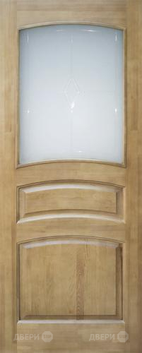 Межкомнатная дверь 16-ПО светлый лак в Старой Купавне