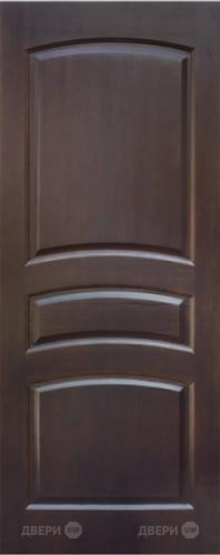 Межкомнатная дверь 16-ПГ темный лак в Старой Купавне