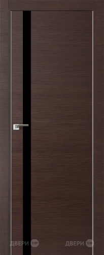 Межкомнатная дверь ProfilDoors 6Z венге кроскут (черный лак) в Старой Купавне