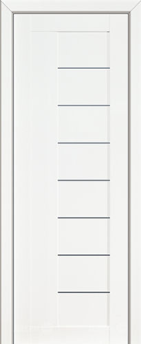 Межкомнатная дверь ProfilDoors 17L белый люкс (графит) в Старой Купавне