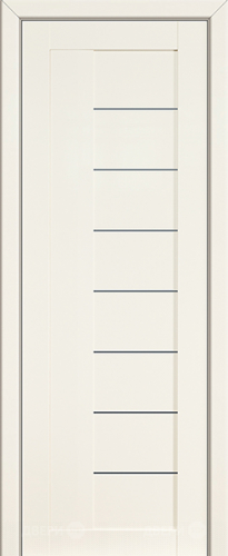 Межкомнатная дверь ProfilDoors 17L магнолия люкс (графит) в Старой Купавне