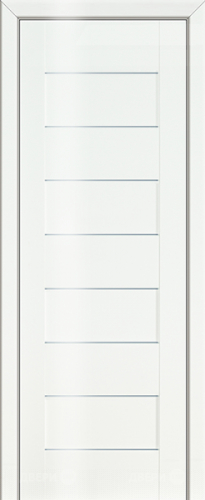 Межкомнатная дверь ProfilDoors 45L белый люкс (графит) в Старой Купавне