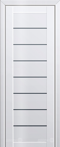 Межкомнатная дверь ProfilDoors 71L белый люкс (графит) в Старой Купавне