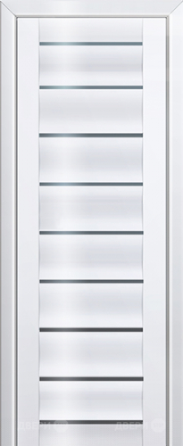 Межкомнатная дверь ProfilDoors 76L белый люкс (графит) в Старой Купавне