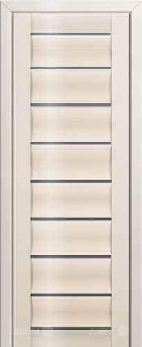 Межкомнатная дверь ProfilDoors 76L магнолия люкс (графит) в Старой Купавне