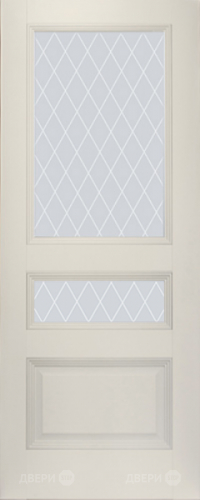 Межкомнатная дверь ProfilDoors 68U магнолия сатинат (ромб) в Старой Купавне