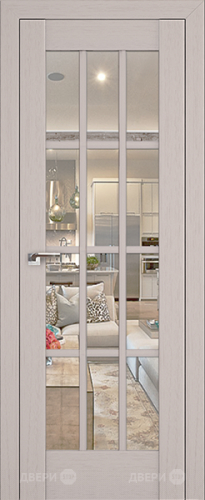 Межкомнатная дверь ProfilDoors 102X пекан белый (матовое) в Старой Купавне