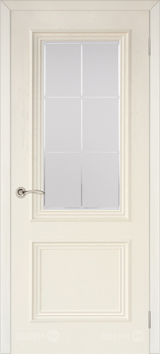 Межкомнатная дверь Валенсия-4 ПО слоновая кость в Старой Купавне