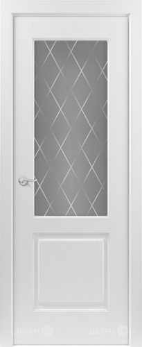 Межкомнатная дверь Венеция ПО RAL 9003 (ромб) в Старой Купавне