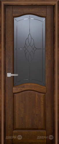 Межкомнатная дверь Лео ПО античный орех в Старой Купавне