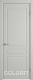 Межкомнатная дверь К2 ПГ светло-серая эмаль в Старой Купавне
