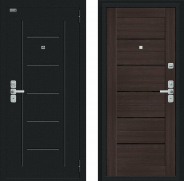 Дверь Bravo Райт Букле черное/Wenge Veralinga