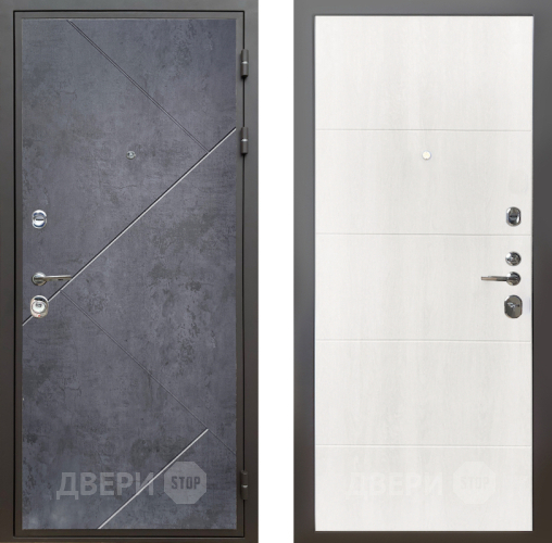 Дверь Шелтер (SHELTER) Комфорт Бетон урбан индиго 7 Дуб филадельфия крем в Старой Купавне