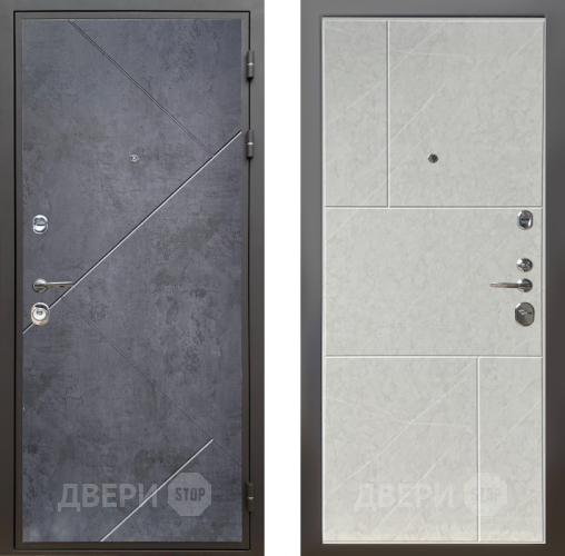 Входная металлическая Дверь Шелтер (SHELTER) Комфорт Бетон урбан индиго 9 Гранит лава лайт в Старой Купавне