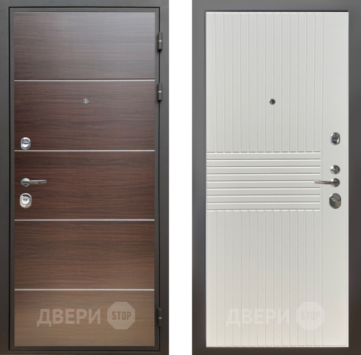 Входная металлическая Дверь Шелтер (SHELTER) Комфорт Венге структурный горизонт 10 Силк Сноу в Старой Купавне