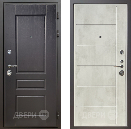 Входная металлическая Дверь Шелтер (SHELTER) Комфорт Дуб английский 11 Бетон крем в Старой Купавне