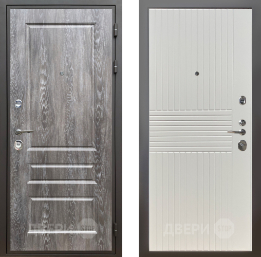 Входная металлическая Дверь Шелтер (SHELTER) Комфорт Дуб шале серебро 10 Силк Сноу в Старой Купавне