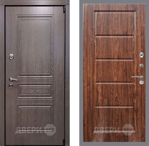 Дверь Рекс (REX) Пренмиум-S FL-39 орех тисненый в Старой Купавне