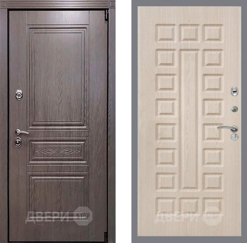 Входная металлическая Дверь Рекс (REX) Пренмиум-S FL-183 Беленый дуб в Старой Купавне