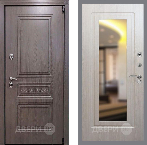 Входная металлическая Дверь Рекс (REX) Пренмиум-S FLZ-120 Беленый дуб в Старой Купавне