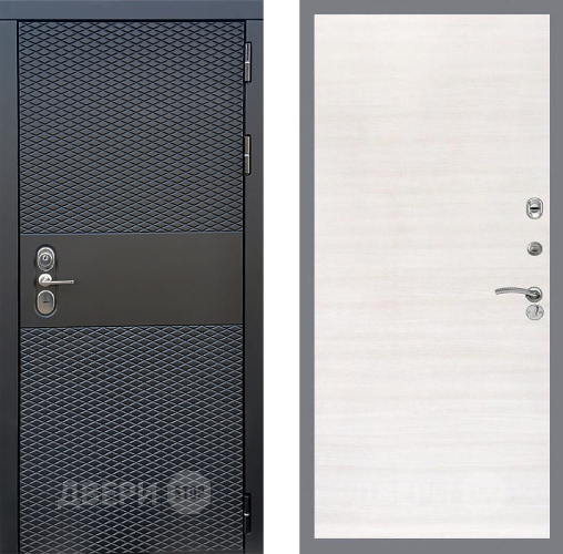 Входная металлическая Дверь Стоп БЛЭК CISA Гладкая Акация светлая в Старой Купавне