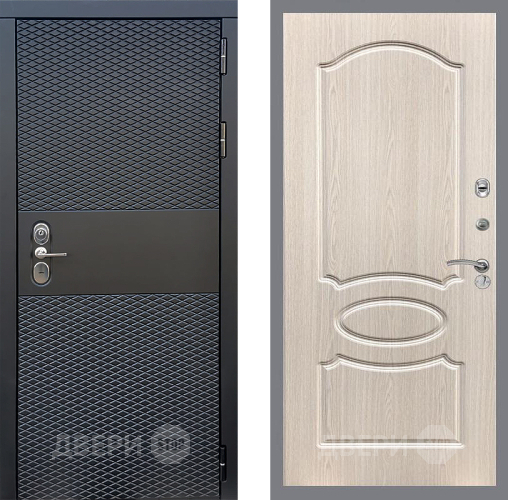 Входная металлическая Дверь Стоп БЛЭК CISA ФЛ-128 Беленый дуб в Старой Купавне