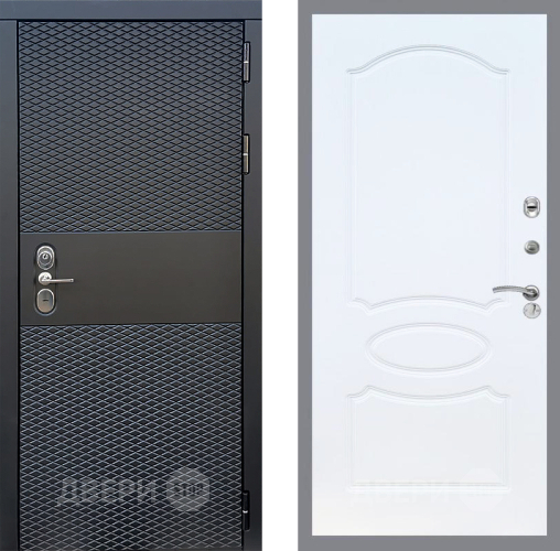 Входная металлическая Дверь Стоп БЛЭК CISA ФЛ-128 Белый ясень в Старой Купавне