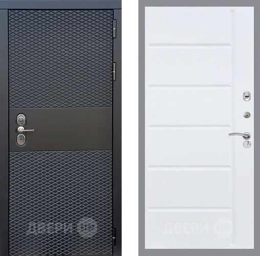 Входная металлическая Дверь Стоп БЛЭК CISA ФЛ-102 Белый ясень в Старой Купавне