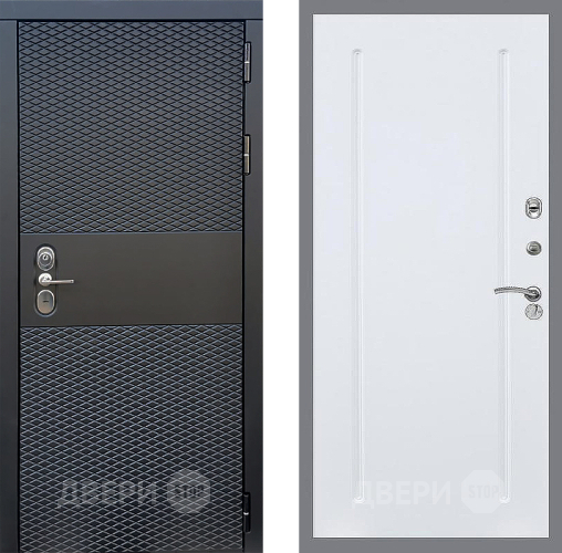 Входная металлическая Дверь Стоп БЛЭК CISA ФЛ-68 Силк Сноу в Старой Купавне