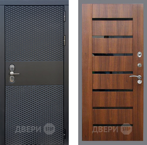 Входная металлическая Дверь Стоп БЛЭК CISA СБ-14 Орех бренди в Старой Купавне