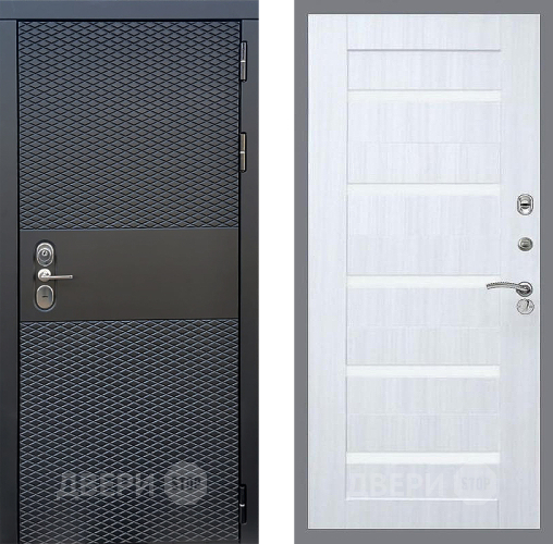 Входная металлическая Дверь Стоп БЛЭК CISA СБ-14 Сандал белый в Старой Купавне