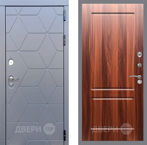 Входная металлическая Дверь Стоп КОСМО ФЛ-117 Итальянский орех в Старой Купавне