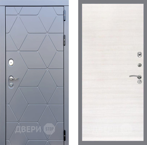 Входная металлическая Дверь Стоп КОСМО Гладкая Акация светлая в Старой Купавне