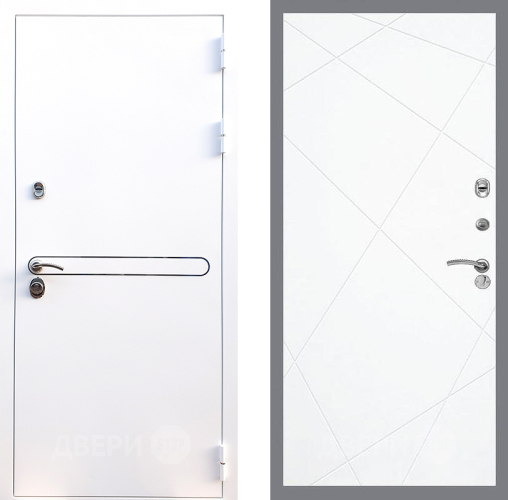 Входная металлическая Дверь Стоп Лайн Вайт ФЛ-291 Силк Сноу в Старой Купавне