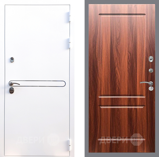 Входная металлическая Дверь Стоп Лайн Вайт ФЛ-117 Итальянский орех в Старой Купавне