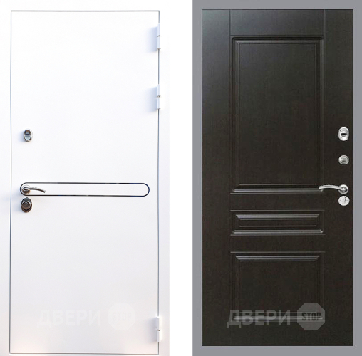 Входная металлическая Дверь Стоп Лайн Вайт ФЛ-243 Венге в Старой Купавне