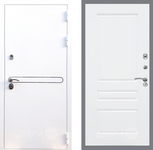 Входная металлическая Дверь Стоп Лайн Вайт ФЛ-243 Силк Сноу в Старой Купавне